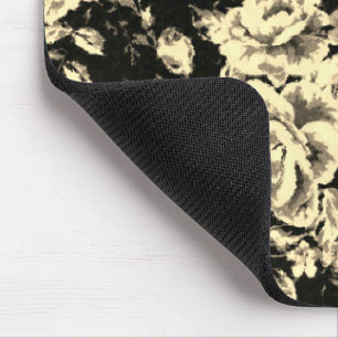 Mousepad textura floral de vintage abstrato