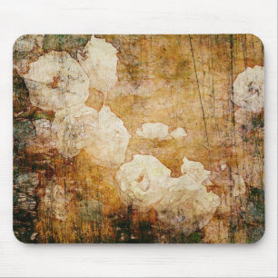 Mousepad textura floral do fundo do vintage do grunge da