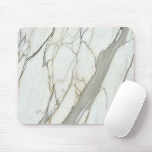 Mousepad Textura natural de luxo de granito branco