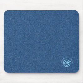 Mousepad Textura personalizada do tecido de denim azul