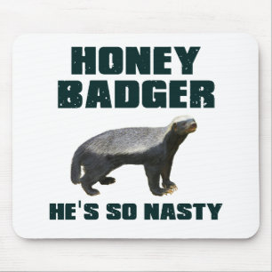 Mousepad Texugo de mel é tão desagradável