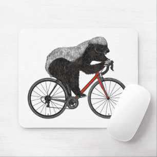 Mousepad Texugo meliante de bicicleta