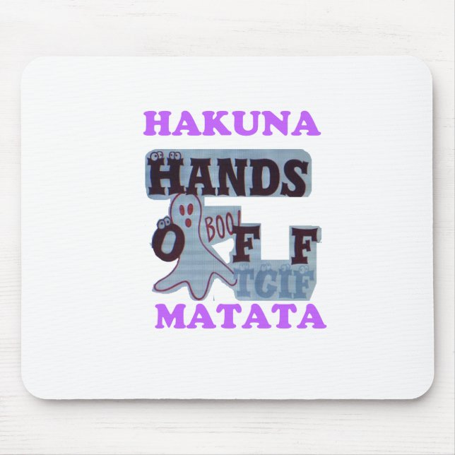 Mousepad TGIF Hakuna Matata Mãos De Cabeça Engraçada (Frente)