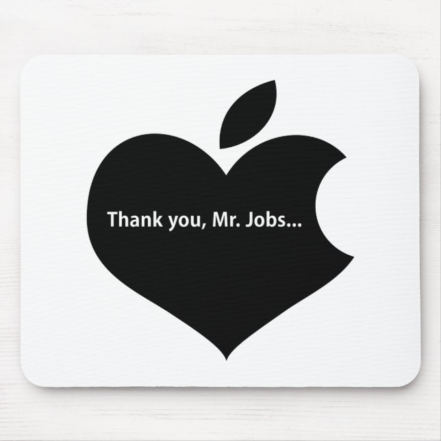 MOUSEPAD THANK YOU MR JOBS (Frente)