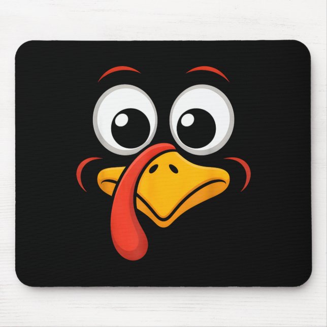 Mousepad Thanksgiving Turkey Face Matching Family Costume G (Frente)