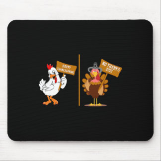 Mousepad Thanksgiving Turkey No Thanks Grumpy Halloween Fun