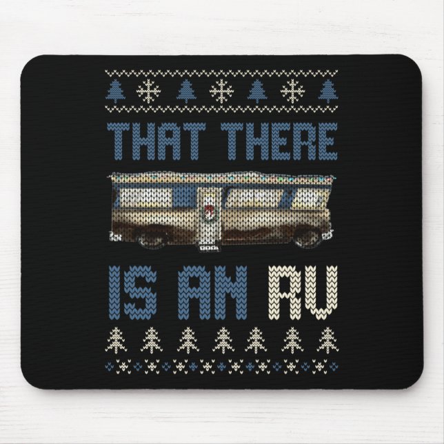 Mousepad That There Is An Rv Ugly Christmas Camng Holiday L (Frente)