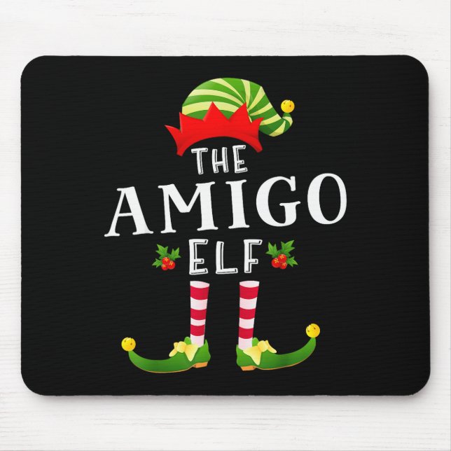 Mousepad The Amigo Elf Christmas Matching Pajama  (Frente)