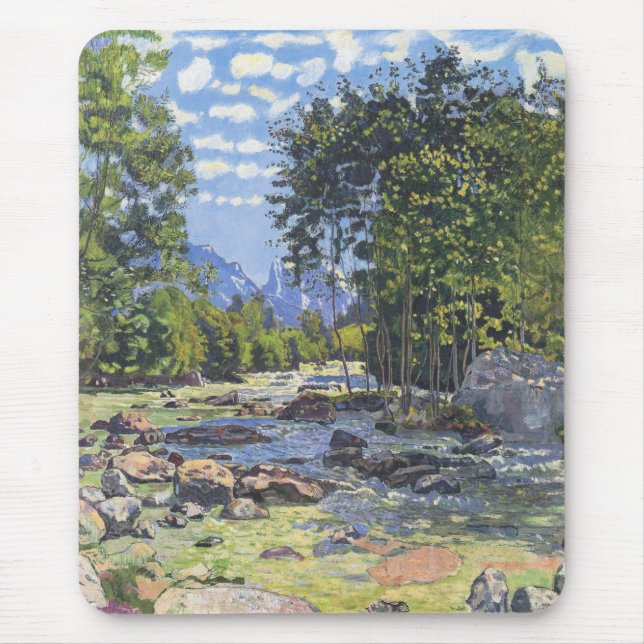 Mousepad The Black Lutschina (de Ferdinand Hodler) (Frente)