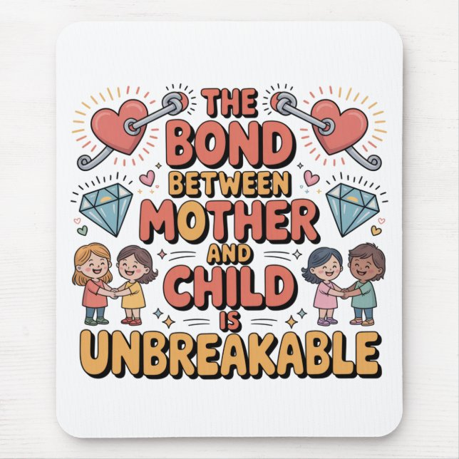Mousepad The Bond Between Mother And Child Is Unbreakable (Frente)