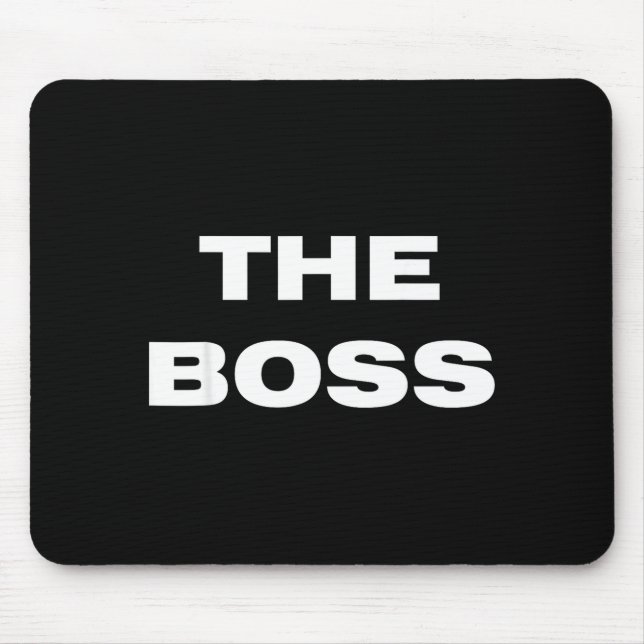 Mousepad The Boss - The Real Boss Couple  (Frente)