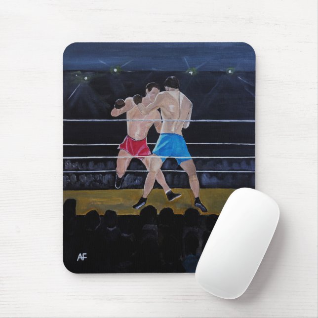 Mousepad The Boxers Painting by Alfred Fox (Com mouse)