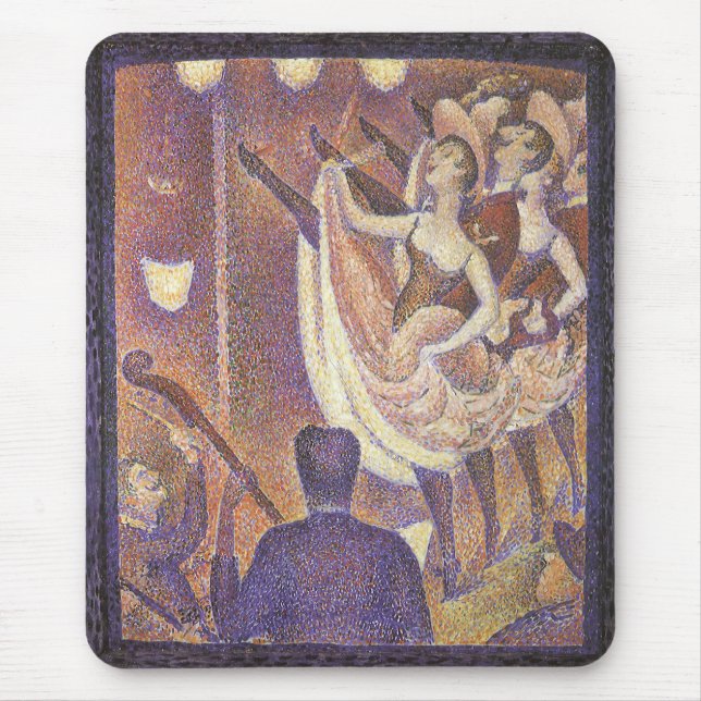 Mousepad The Can Dance, Le Chahut, por Georges Seurat (Frente)