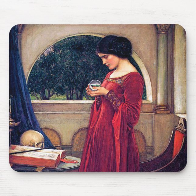 Mousepad The Crystal Ball, John William Waterhouse (Frente)