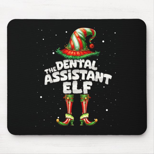 Mousepad The Dental Istant Elf Family Matching Group Christ (Frente)