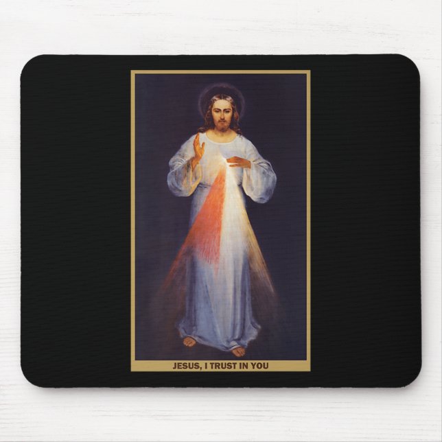 Mousepad The Divine Mercy Shirt Premium  (Frente)