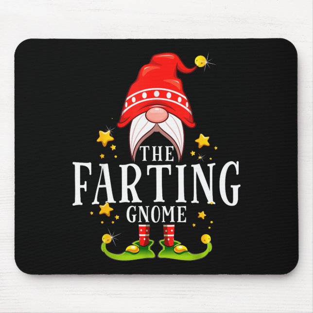 Mousepad The Farting Gnome Christmas Matching  (Frente)