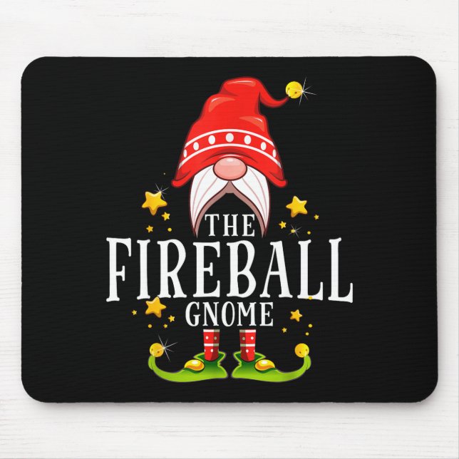 Mousepad The Fireball Gnome Christmas Matching  (Frente)