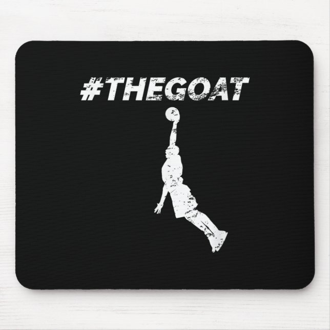 Mousepad The Goat Greatest Of All Time Basketball Motivatio (Frente)