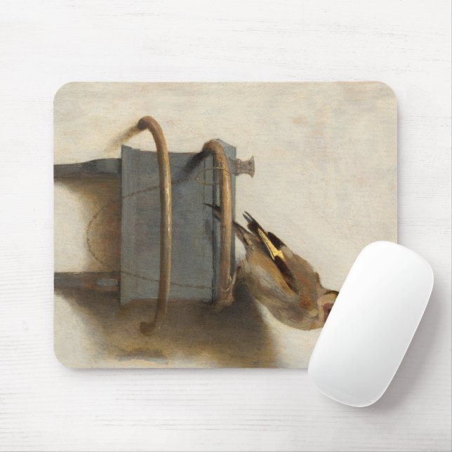 Mousepad The Goldfinch, 1654, por Carel Fabritius (Com mouse)