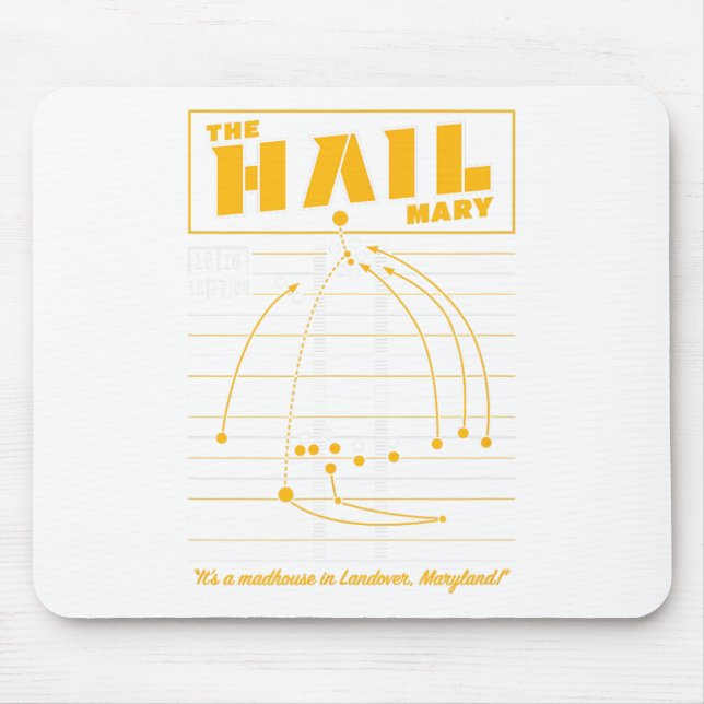 Mousepad The Hail Mary - Washington (Frente)