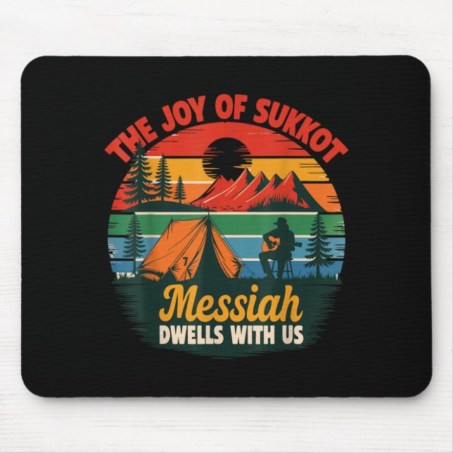Mousepad The Joy Of Sukkot Messiah Dwells With Us Jewish Ho (Frente)