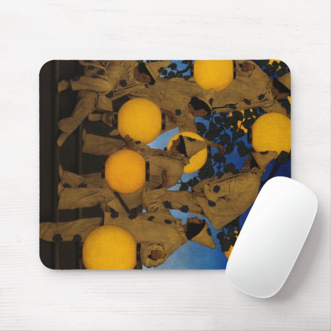 Mousepad The Lantern Bearers, 1908, por Maxfield Parrish (Com mouse)