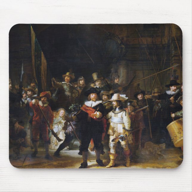 Mousepad The Night Watch, Rembrandt, 1642 (Frente)