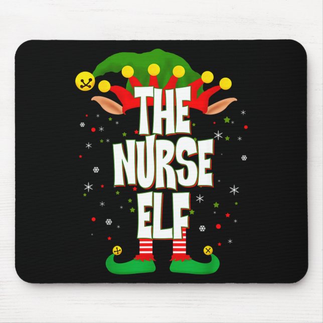 Mousepad The Nurse Elf Christmas  (Frente)