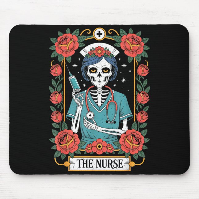 Mousepad The Nurse Tarot Card  (Frente)