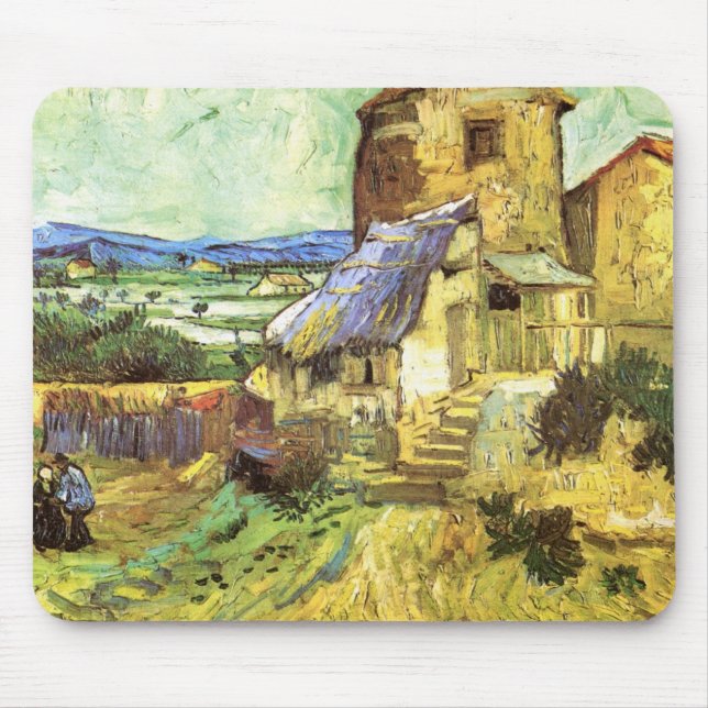 Mousepad The Old Mill por Vincent van Gogh (Frente)