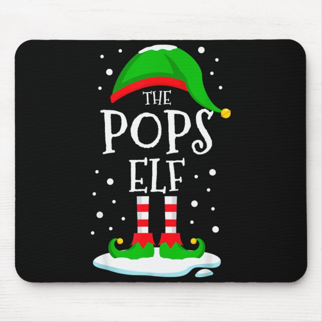 Mousepad The Ps Elf Christmas Family Matching Xmas Grandpa  (Frente)