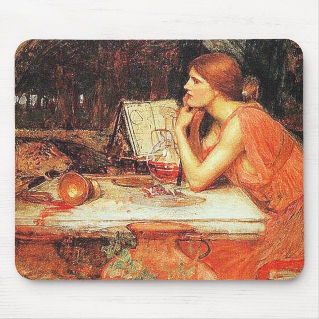 Mousepad "The Sorceress" por John Waterhouse (Frente)