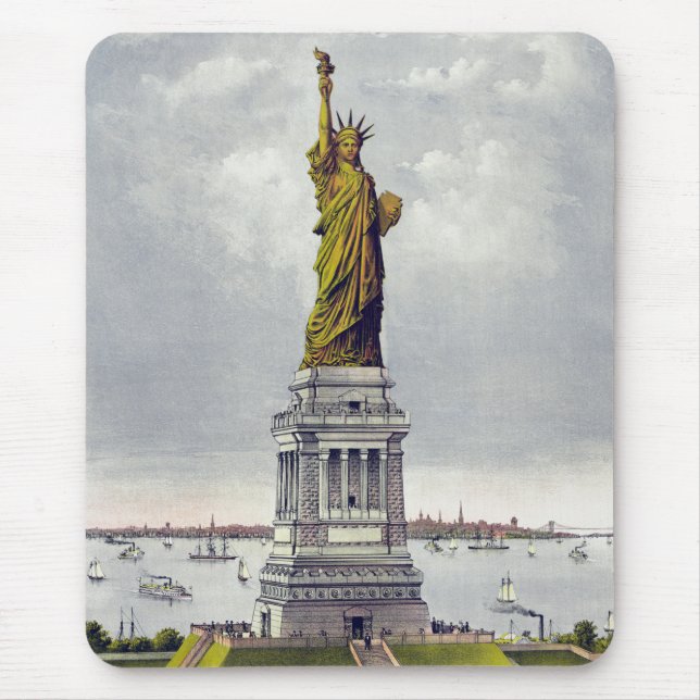 Mousepad The Statue of Liberty, The Great Bartholdi Statue (Frente)