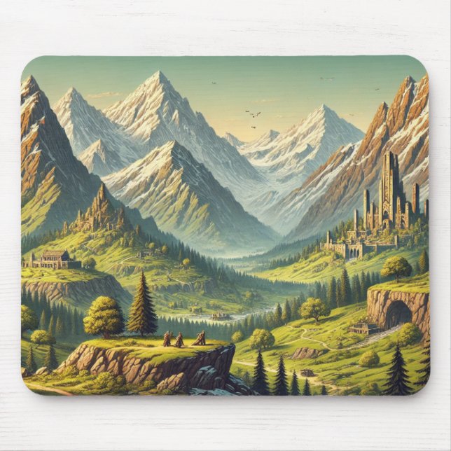 Mousepad The Valley of Legends – A Journey Begins (Frente)