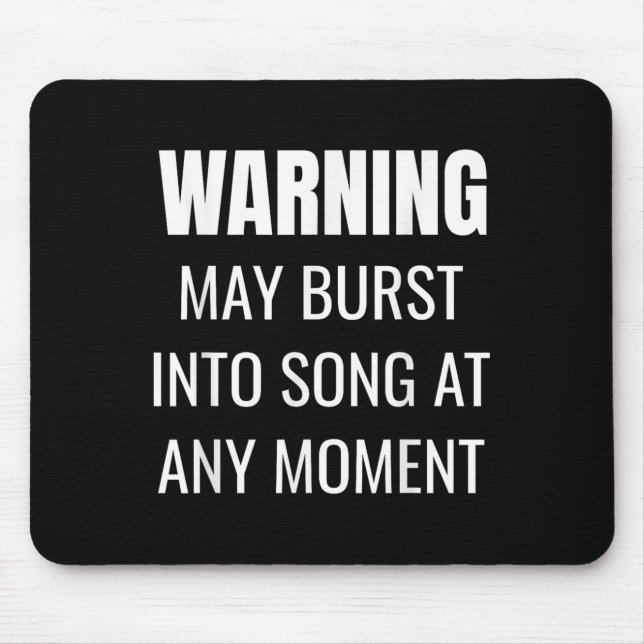 Mousepad Theatre Quote - Musical Theater Teacher - Drama St (Frente)