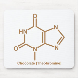 Mousepad Theobromine do chocolate