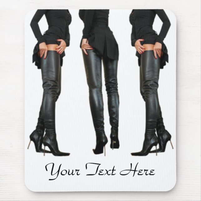 Mousepad Thigh High Boot Models (Frente)
