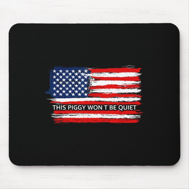 Mousepad This Ggy Won't Be Quiet Funny Flag  (Frente)
