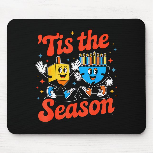 Mousepad This Is The Season Happy Hanukkah Funny Jewish Cha (Frente)