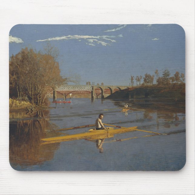 Mousepad Thomas Eakins - os Sculls do solteiro do campeão (Frente)