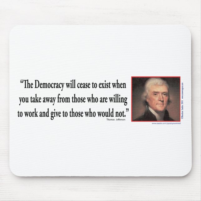 Mousepad Thomas Jefferson (Frente)