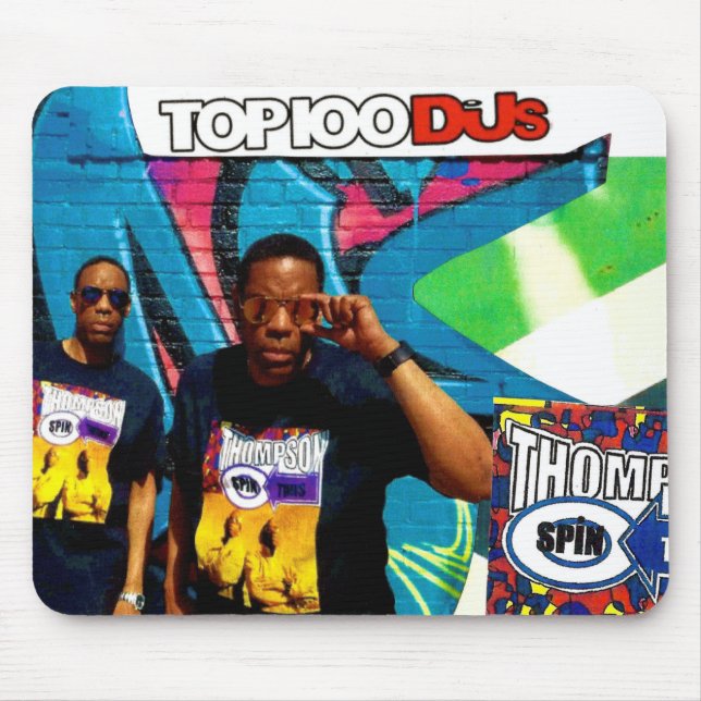 MOUSEPAD THOMPSON SPIN TWINS (MERCHANDISE OFICIAL) TOUR (Frente)