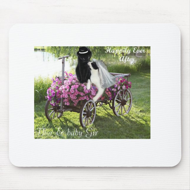 Mousepad Thor & tapete do rato de Gir do bebê (Frente)