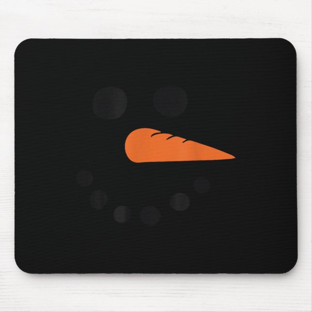 Mousepad Threadrock Winter Snowman Face - Uni-adults, Uni-k (Frente)