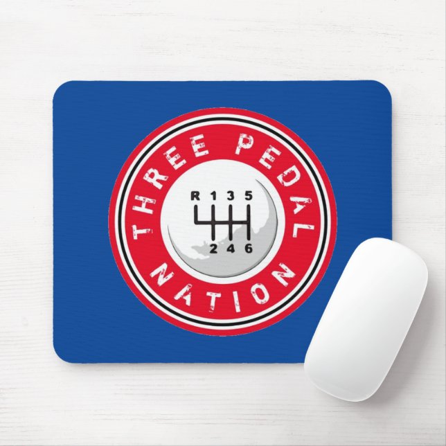 MOUSEPAD THREE PEDAL NATION (Com mouse)