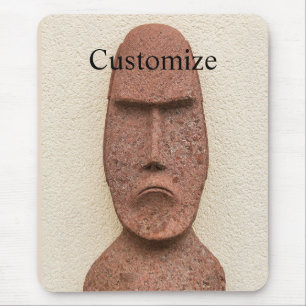 Mousepad Thunder_Cove da Cabeça de Moai da Ilha páscoa