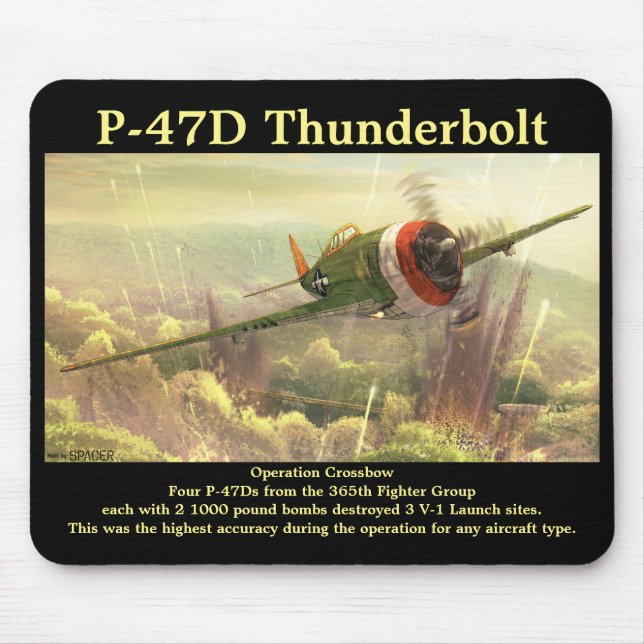 Mousepad Thunderbolt P-47D (Frente)