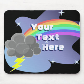 Mousepad Thundercloud Rainbow