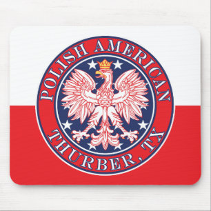 Mousepad Thurber Texas Polska Eagle Polonês